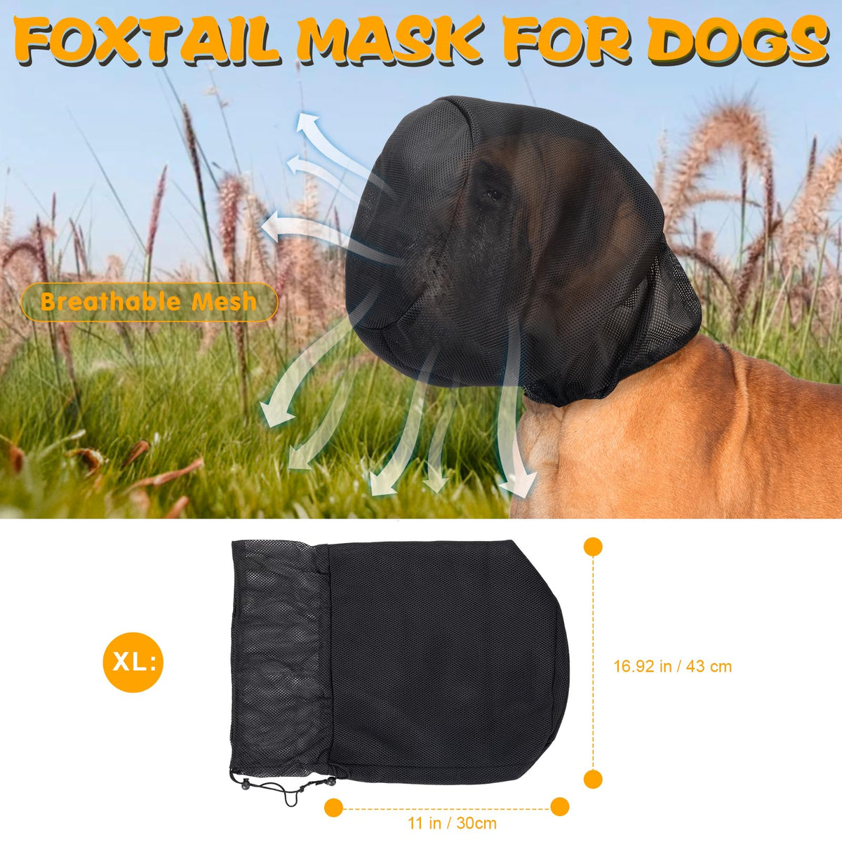 Zhizaiql Pet Pest Control in XL, BLACK