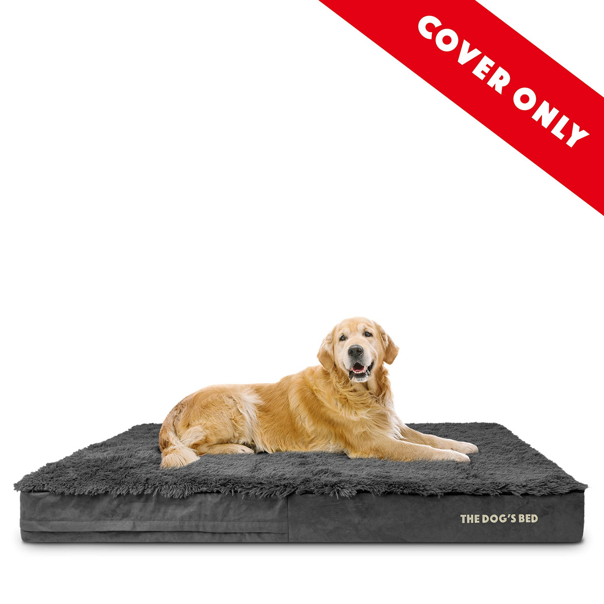 The Dog's Balls Pet Supplies in XXXL Spare Cover (6" Deep), Grey Fur