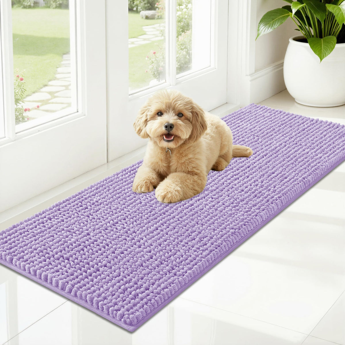 OLANLY Pet Bed Mat in 47" X 17", Lavender