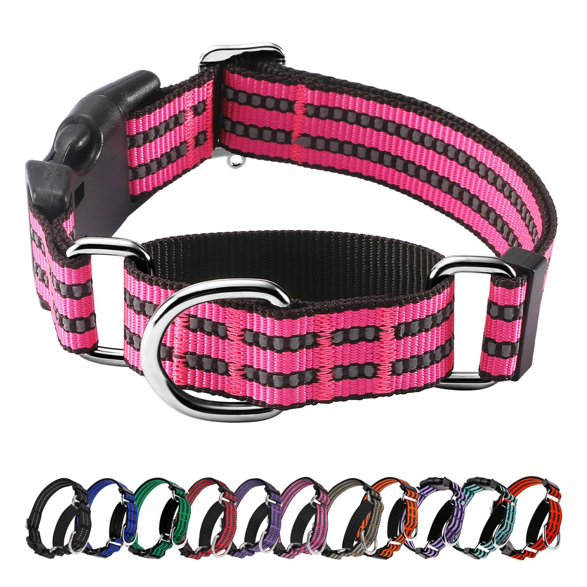 Hikiko Animal Collar in Small, Hot Pink