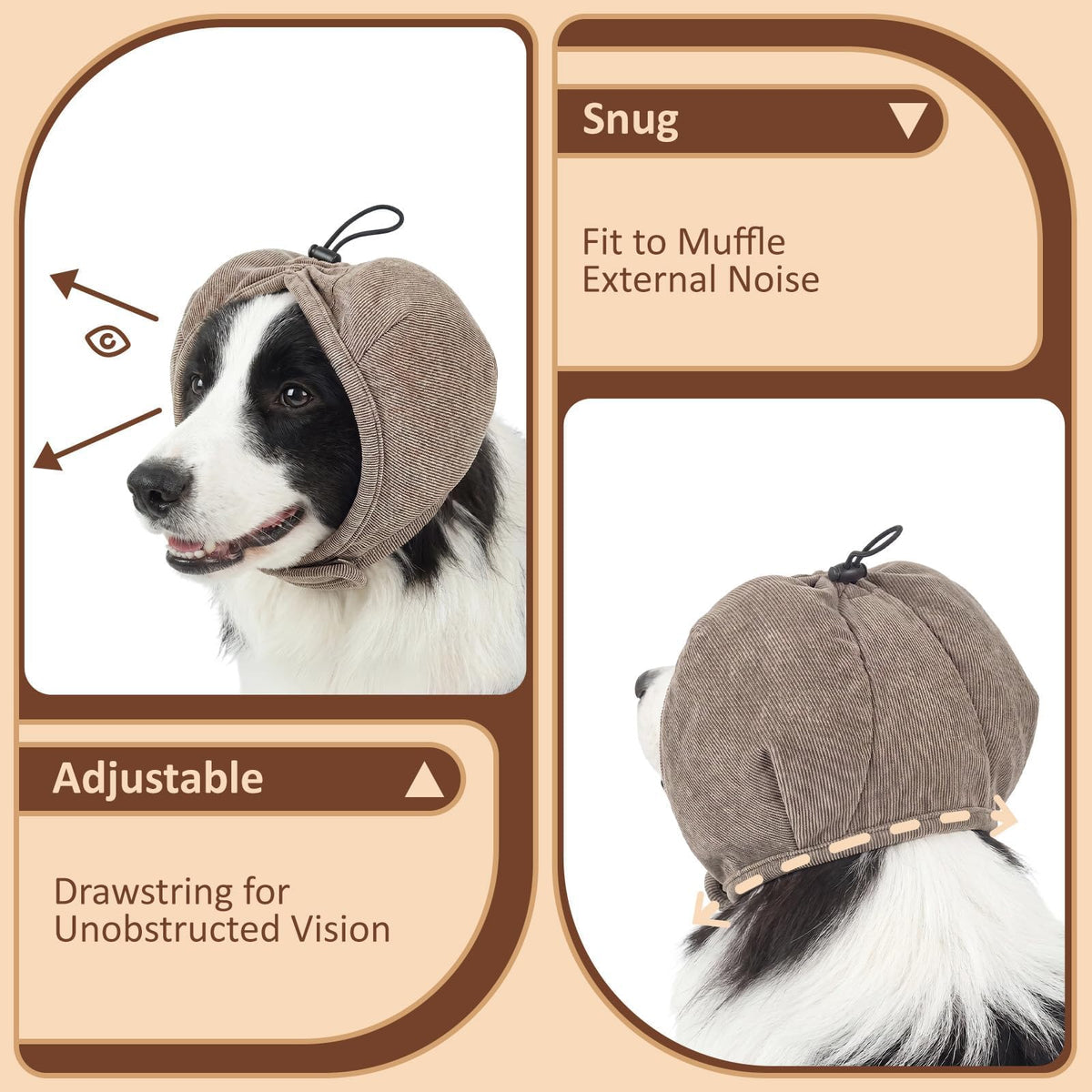 DORA BRIDAL Pet Apparel in S, Khaki