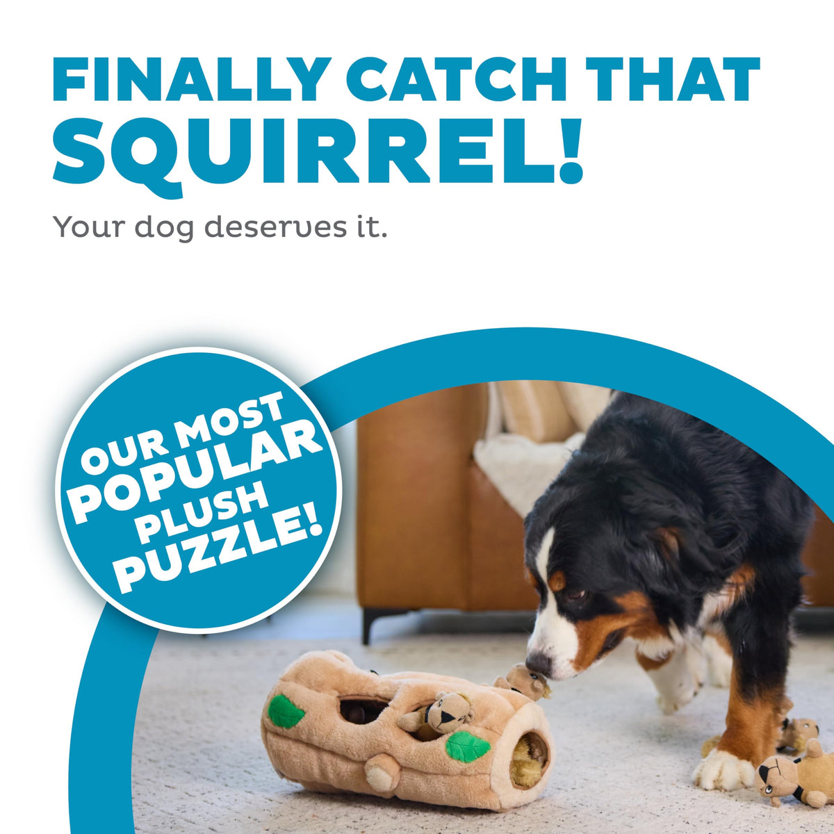 Outward Hound Pet Toy in X Large (Pack of 1), Squirrel Xlarge