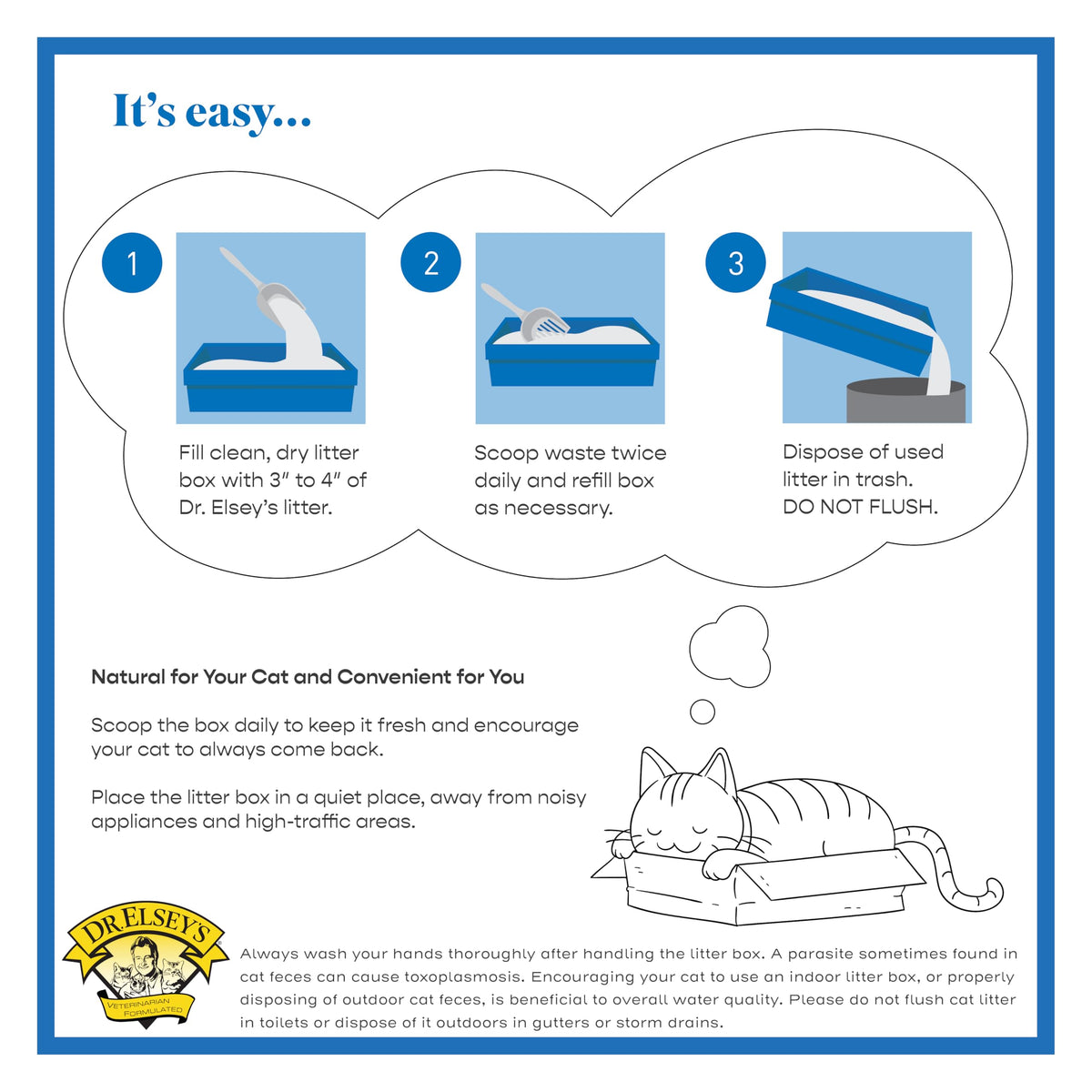 Dr. Elsey's Animal Litter in 18 lb, Ultra Blue