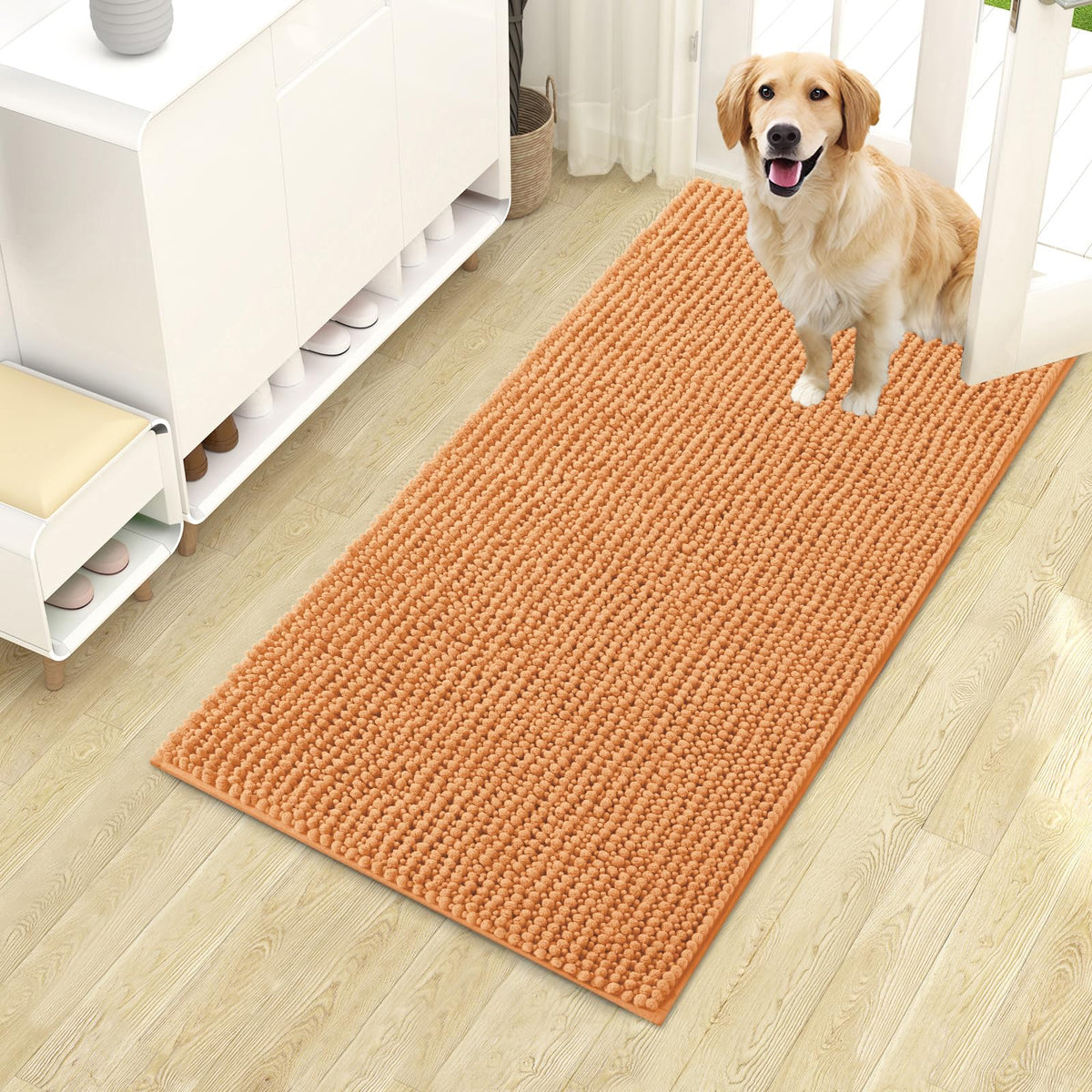 OLANLY Pet Bed Mat in 44" X 24", Orange