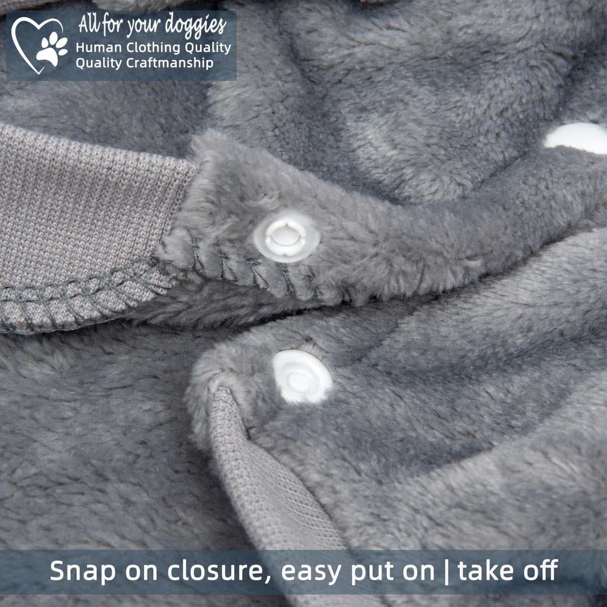 FABRICASTLE Pet Apparel in XX-Small, Light grey