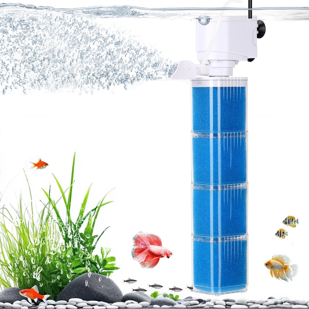 fishkeeper Pet Supplies in 13W (for 70-100Gal), Blue
