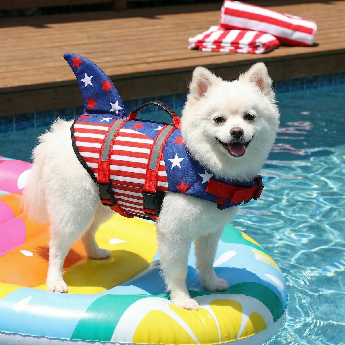 Doglay Pet Apparel in X-small, Flag