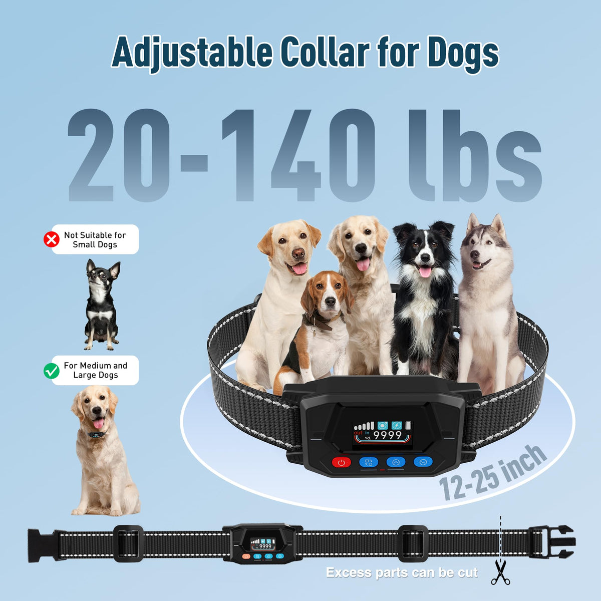 PUPKIDS Animal Collar in Black