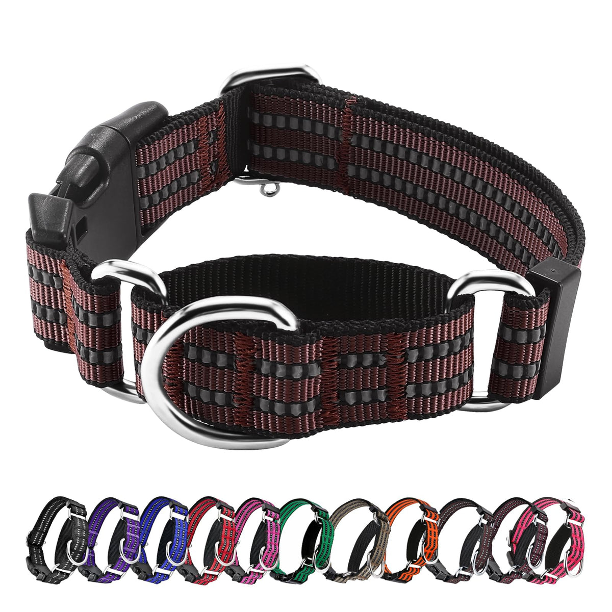 Hikiko Animal Collar in Small, Coffee Brown