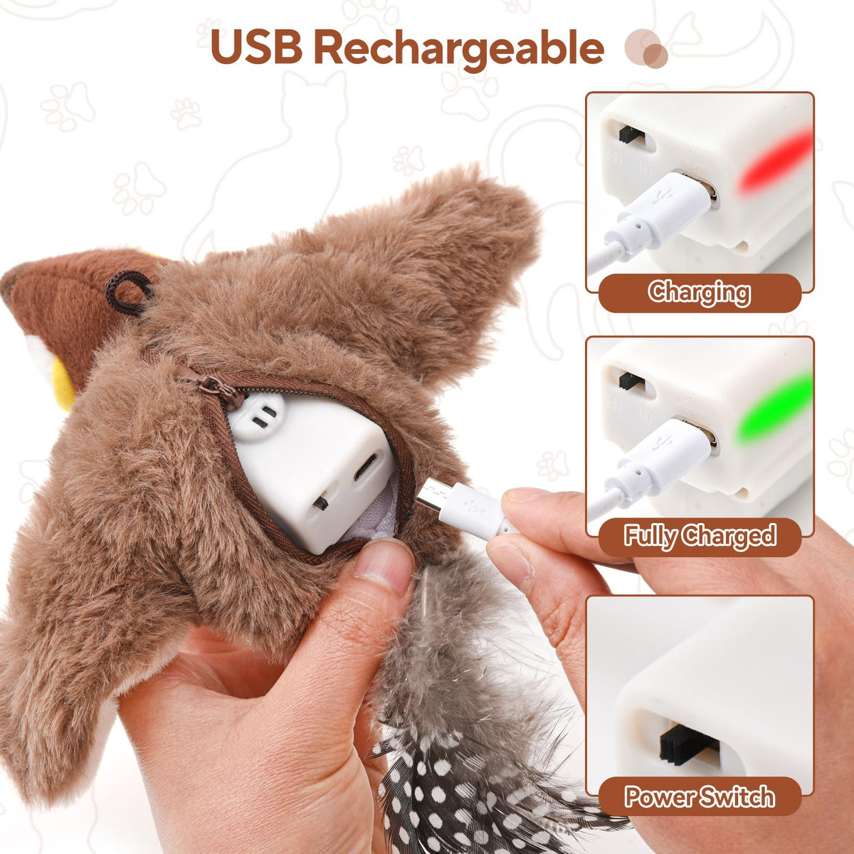 AUSCAT Pet Toy in 3 Colors-CA