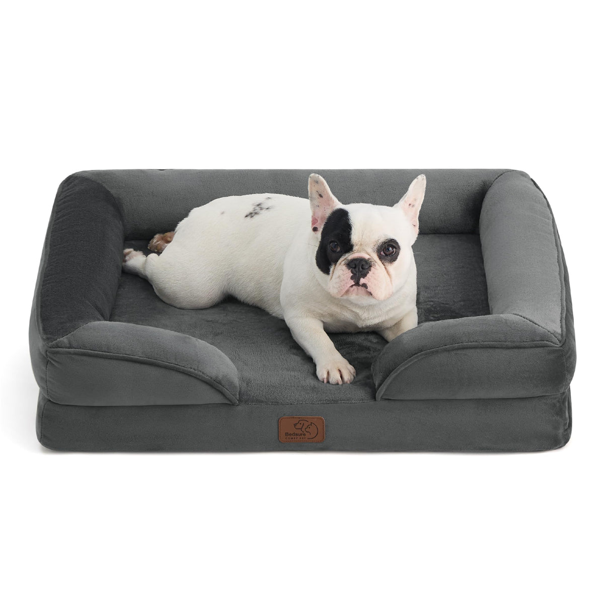 Bedsure Pet Bed Mat in 28"l X 23"w X 6.5"th, Dark Grey
