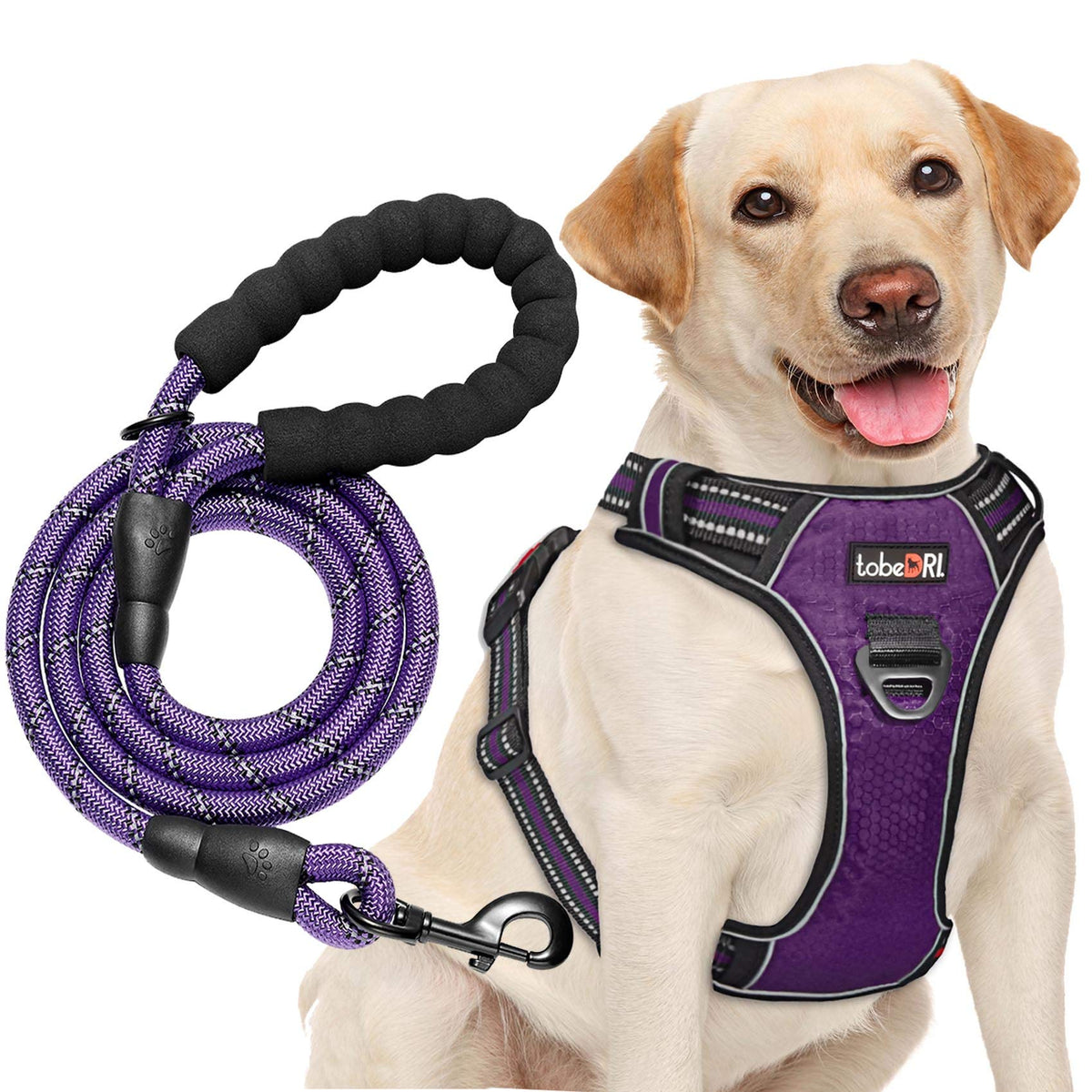 tobeDRI Animal Harness in Medium, Purple