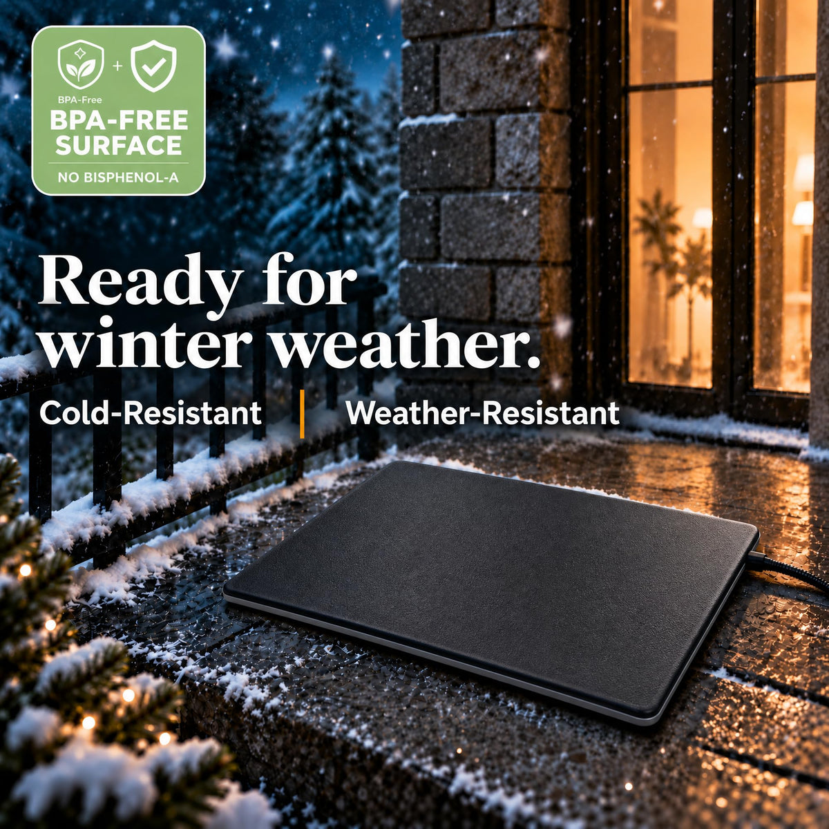 PetTemp Pet Bed Mat in M: 16" x 13", Black