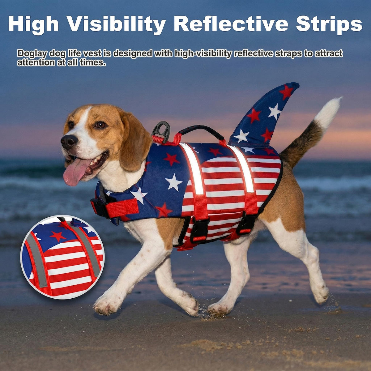 Doglay Pet Apparel in X-small, Flag