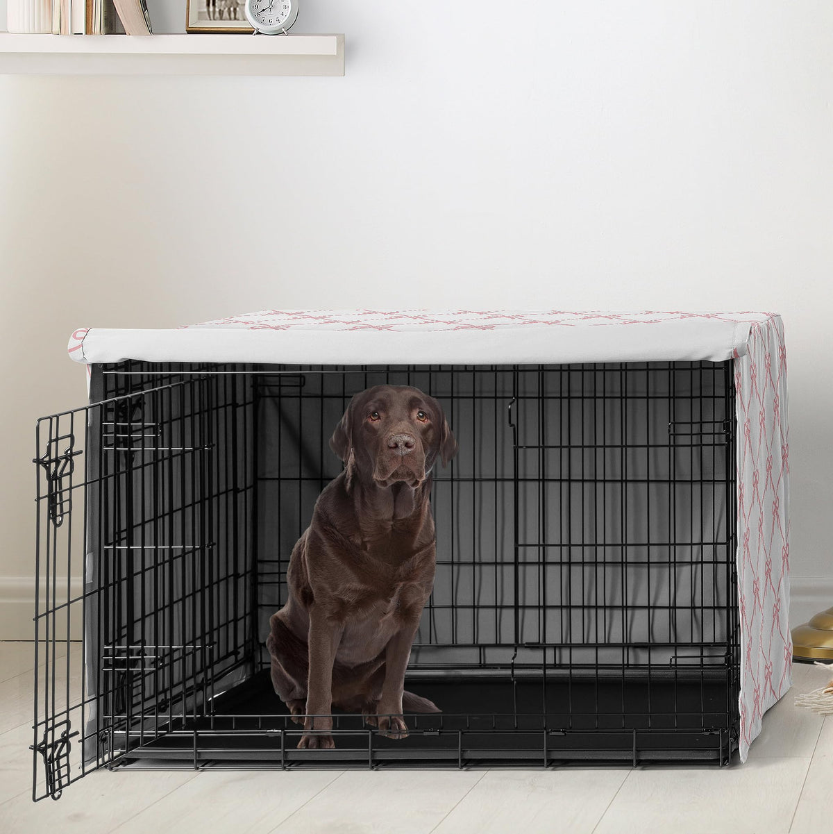 Sweet Jojo Designs Animal Cage in 42.0"L x 30.0"W x 28.5"H, Pink Bow