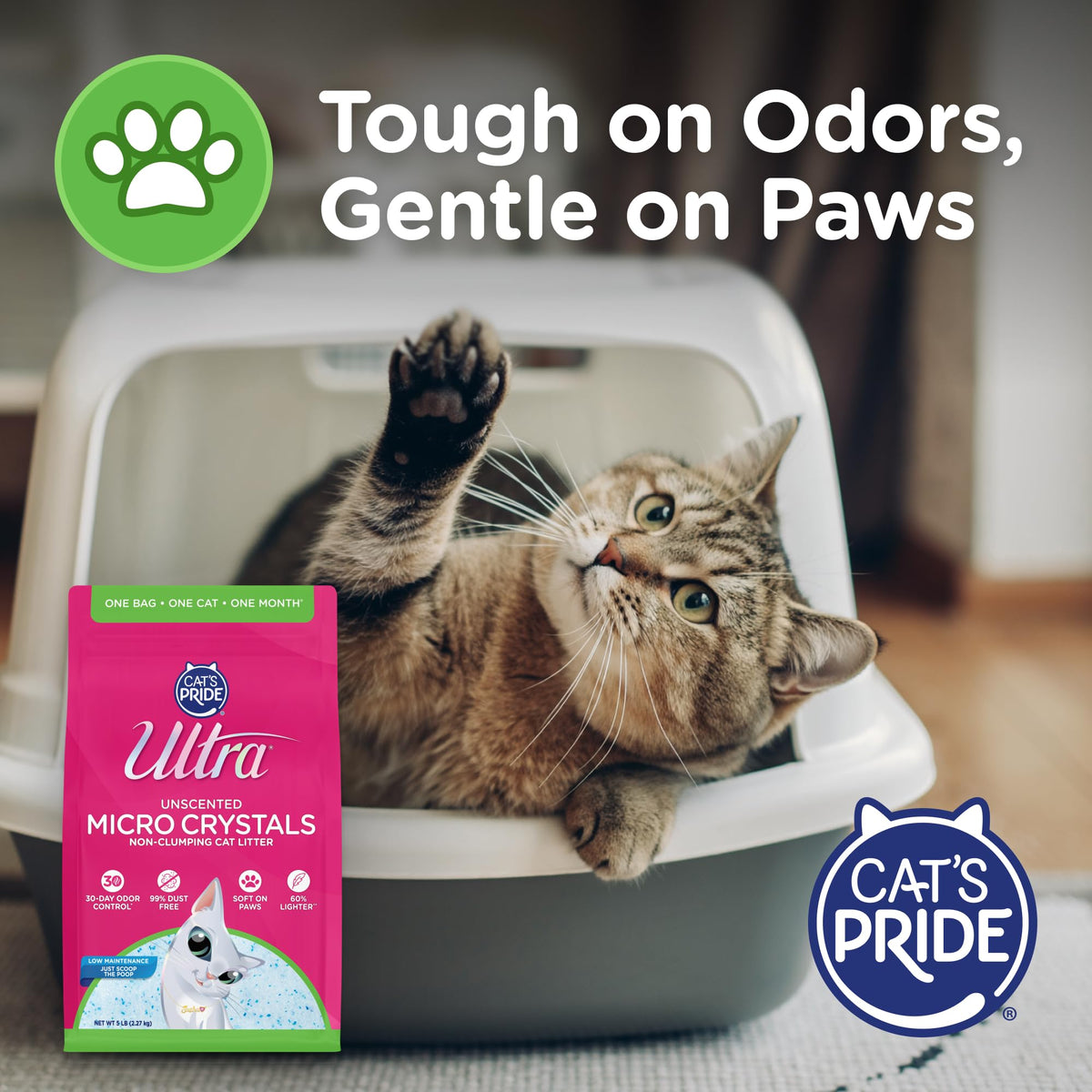 ULTRA Animal Litter in 15 Pound, Micro Crystals