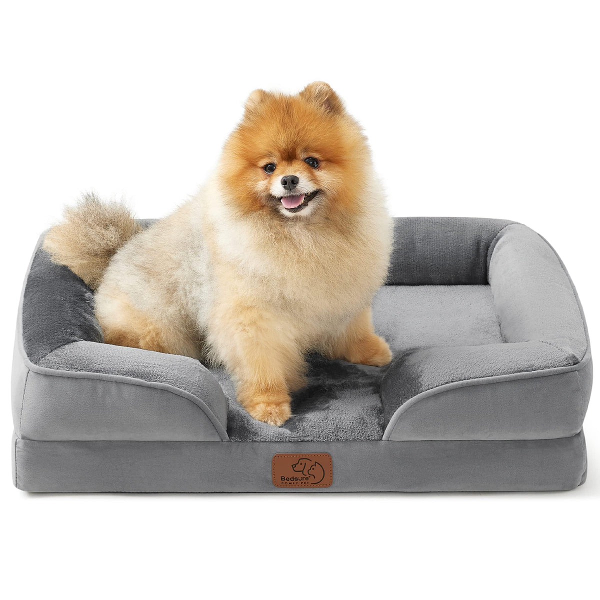 Bedsure Pet Bed Mat in 24"l X 18"w X 6"th, Grey