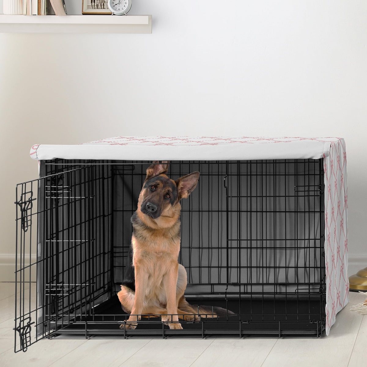 Sweet Jojo Designs Animal Cage in 48.0"L x 32.5"W x 30.5"H, Pink Bow