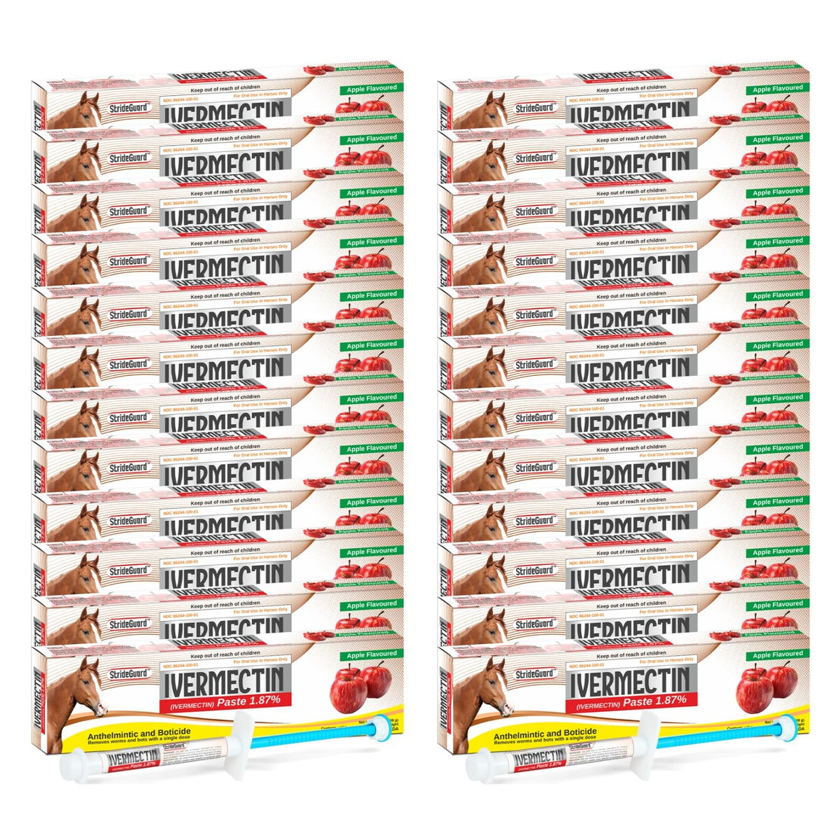 StrideGuard Animal Medication in 24 PACK, Yallow