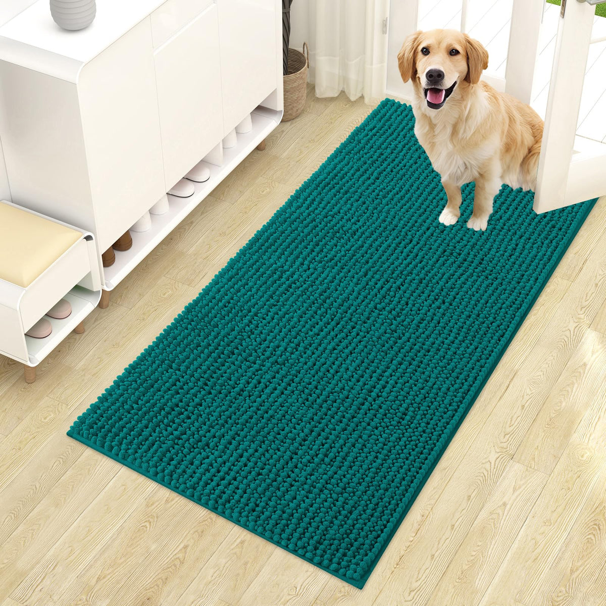 OLANLY Pet Bed Mat in 44" X 24", Lake Blue