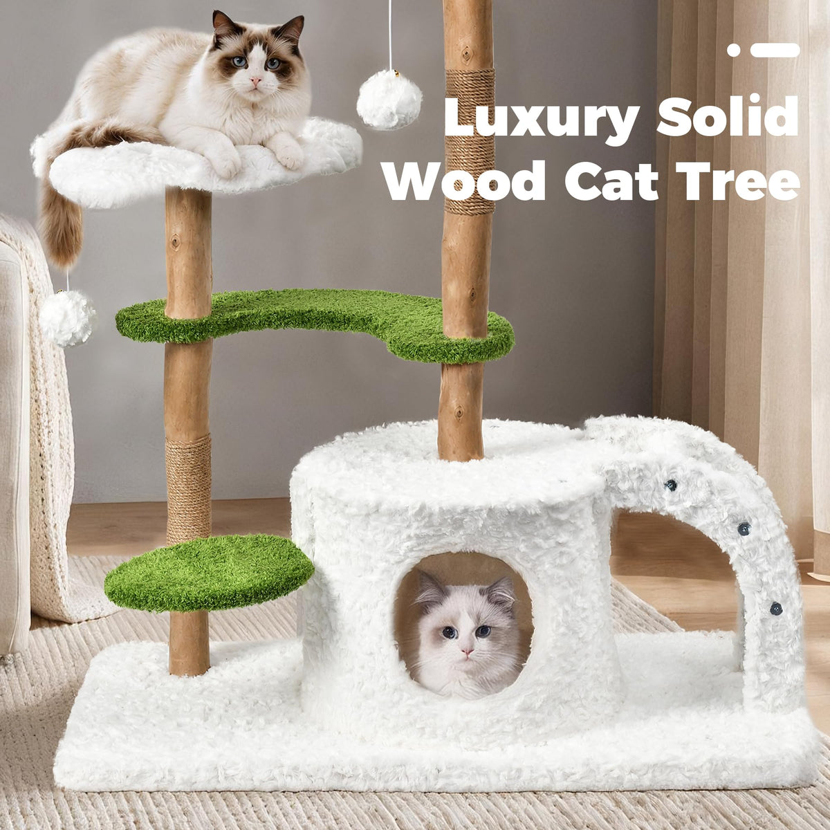 Easyego Pet Activity Structure in 45.6'', White&Green