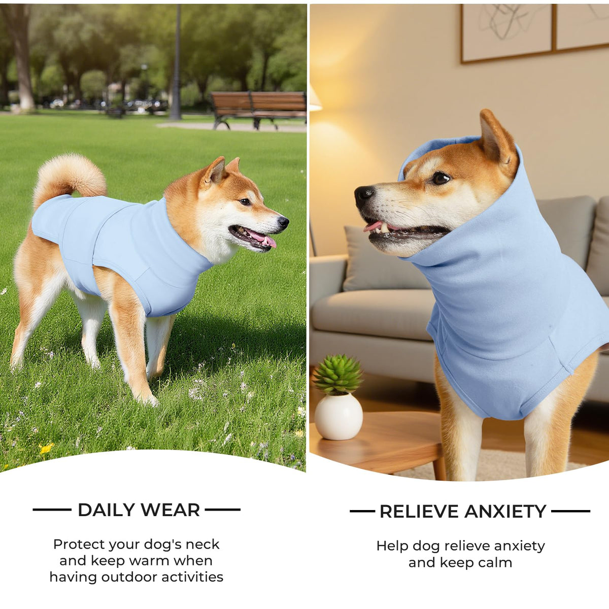 Haloumoning Pet Apparel in X-Small, Sky Blue