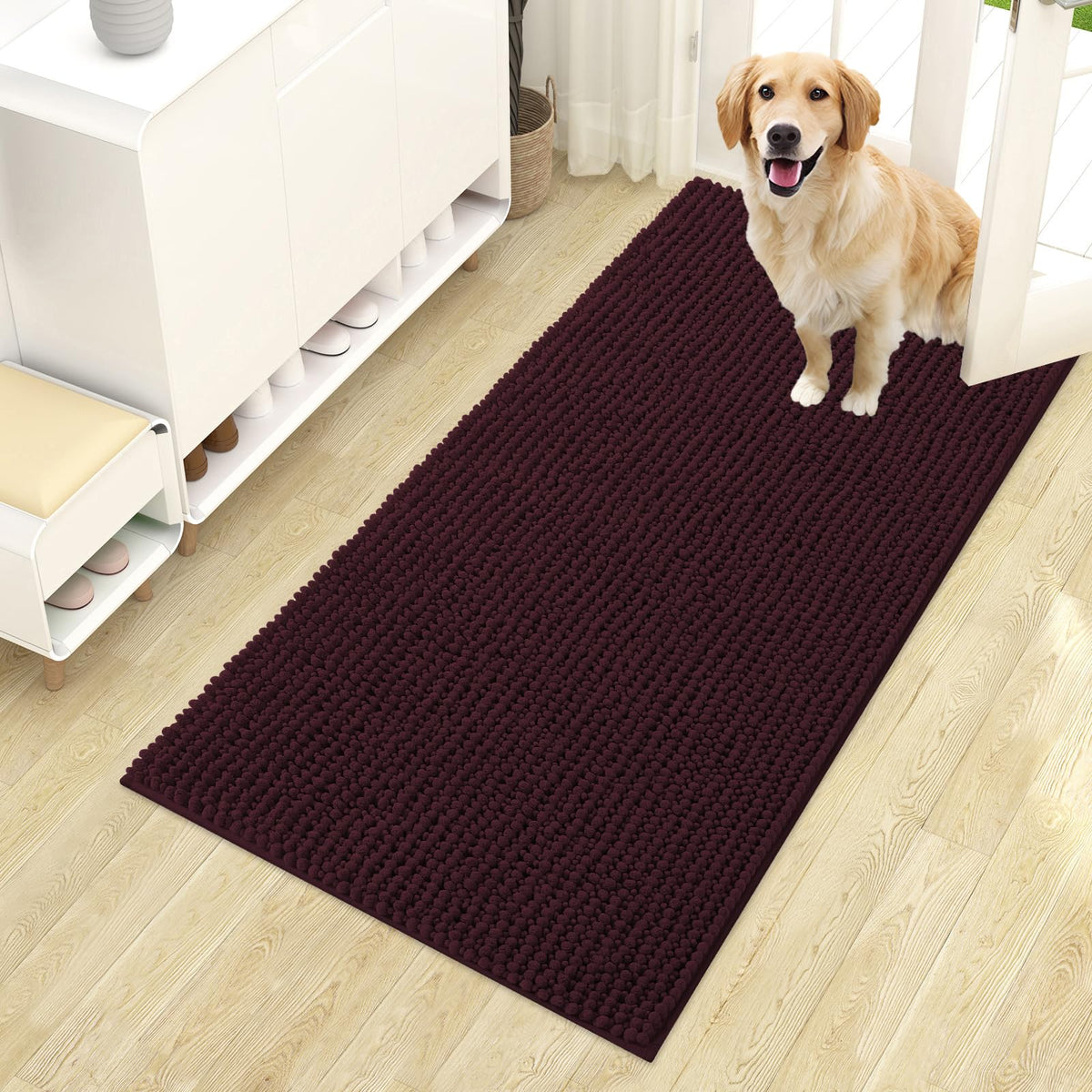 OLANLY Pet Bed Mat in 44" X 24", Russet