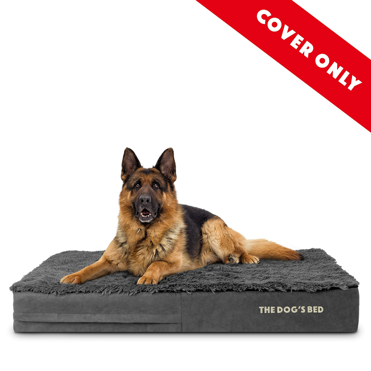 The Dog's Balls Pet Supplies in XL Spare Cover (6" Deep), Grey Fur
