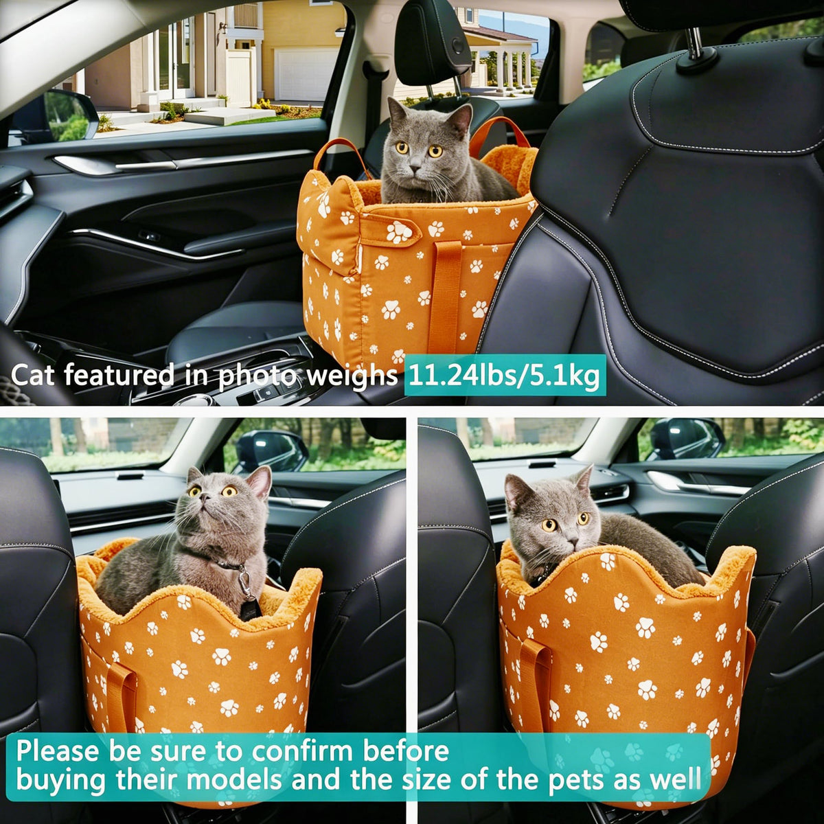 Cullaby Pet Seat in Orange