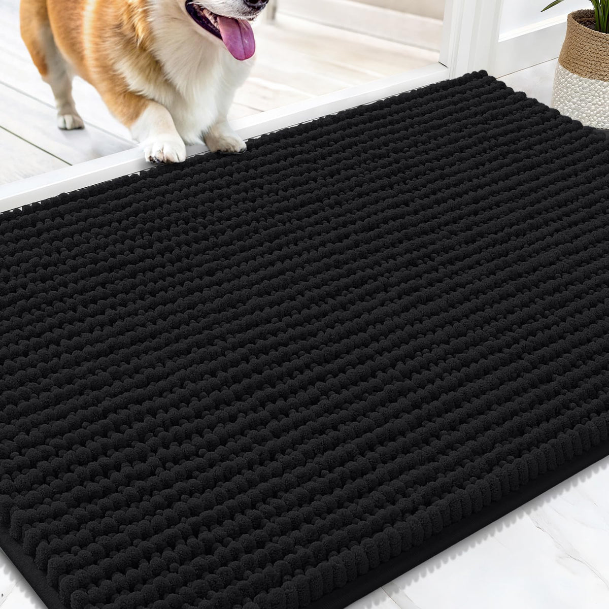 OLANLY Pet Bed Mat in 30" X 20", Black
