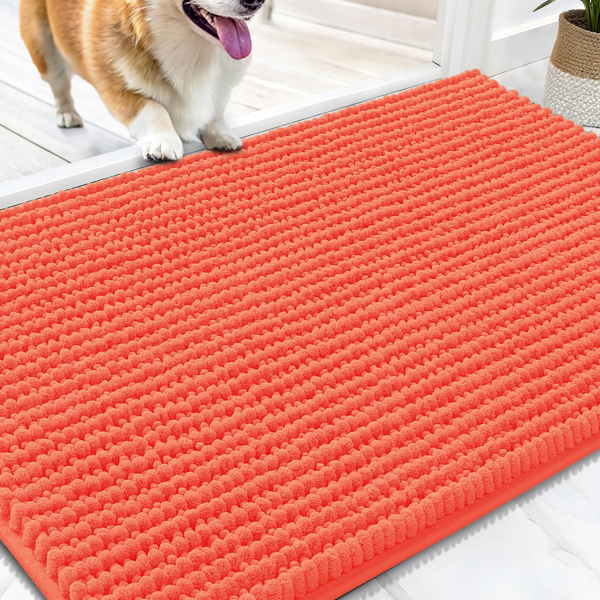 OLANLY Pet Bed Mat in 30" X 20", Coral