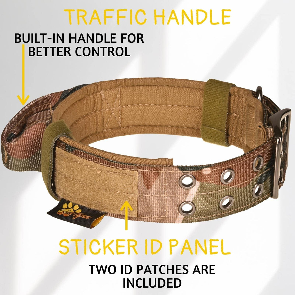 ADITYNA Animal Collar in Extra-Large: Fit 24-30" Neck, Camo