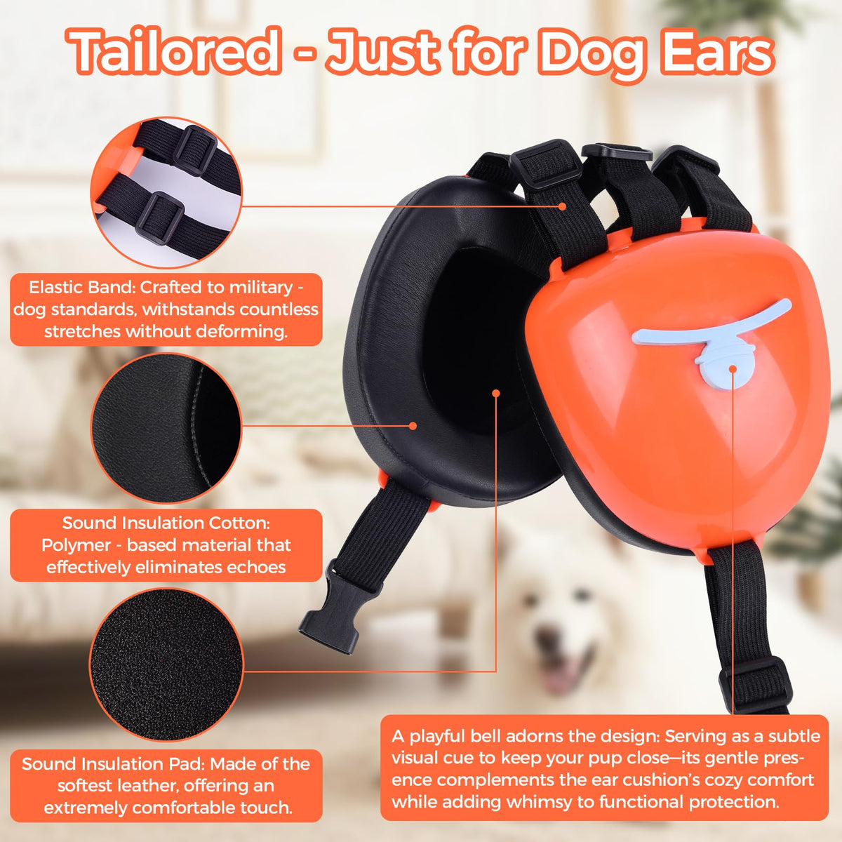 Famikako Earmuff in XS, Orange