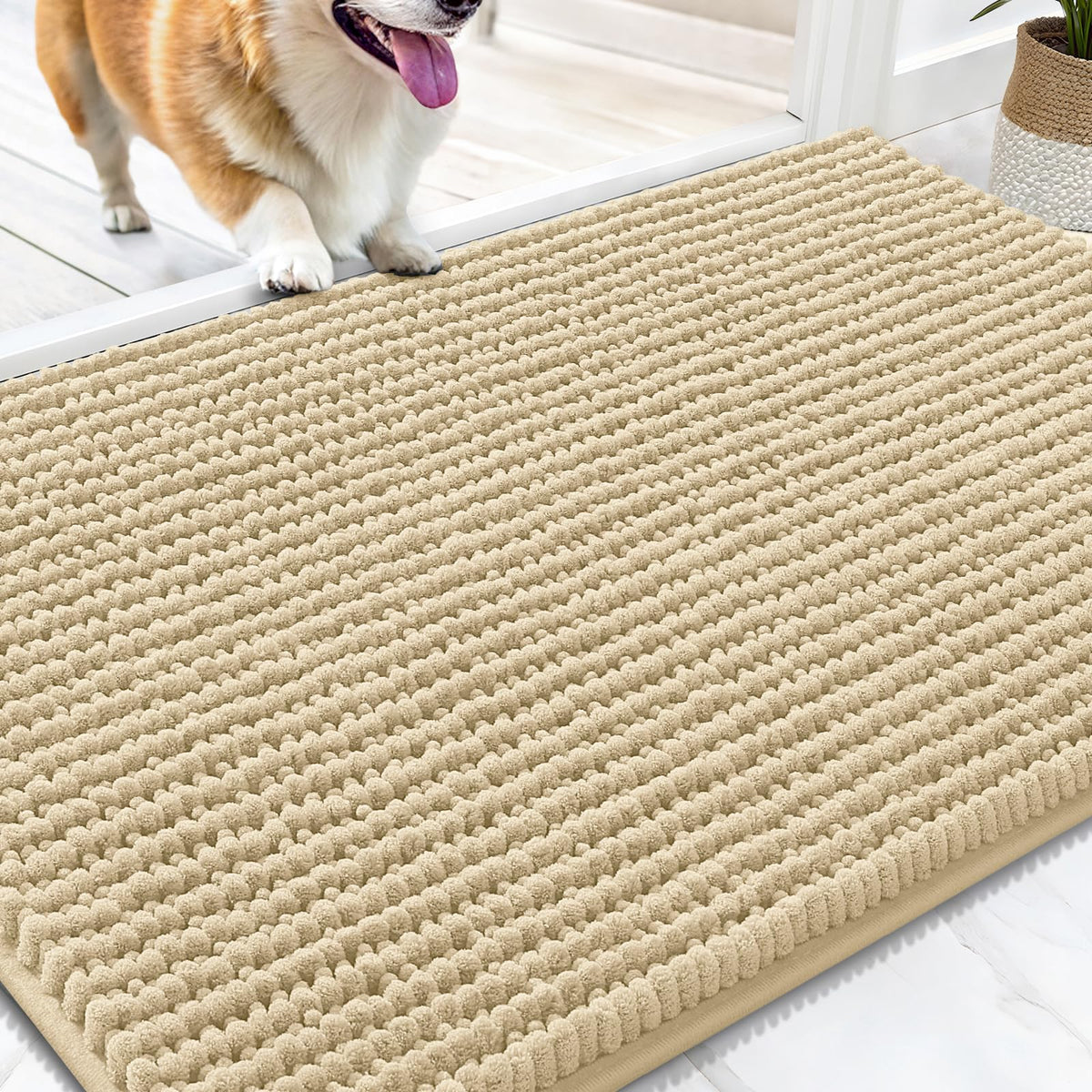 OLANLY Pet Bed Mat in 30" X 20", Sand