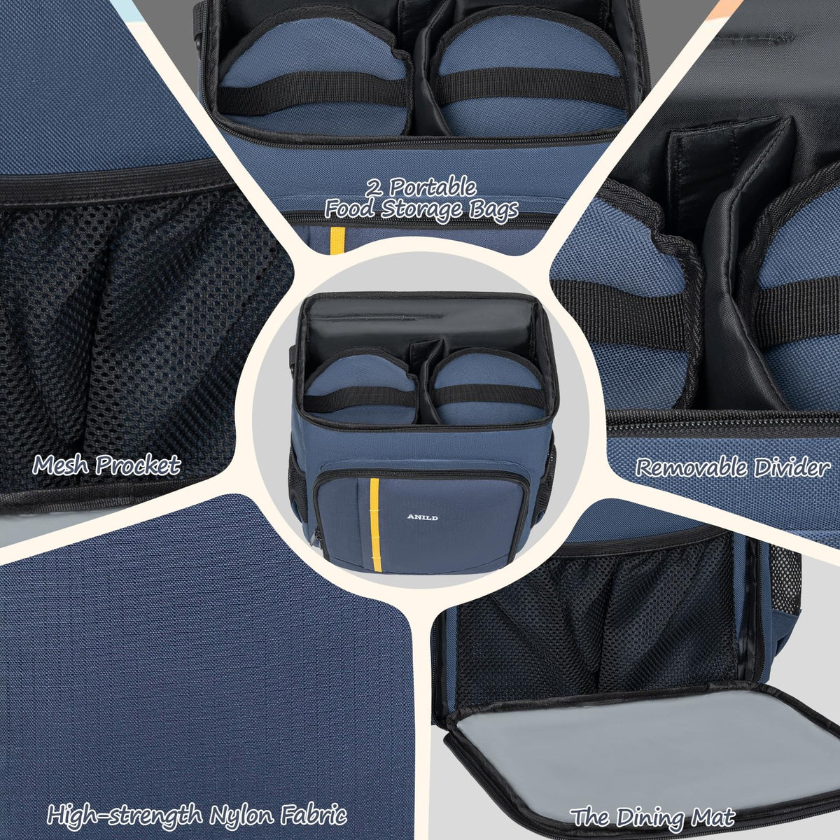 ANILD Animal Carrier in Dark Blue