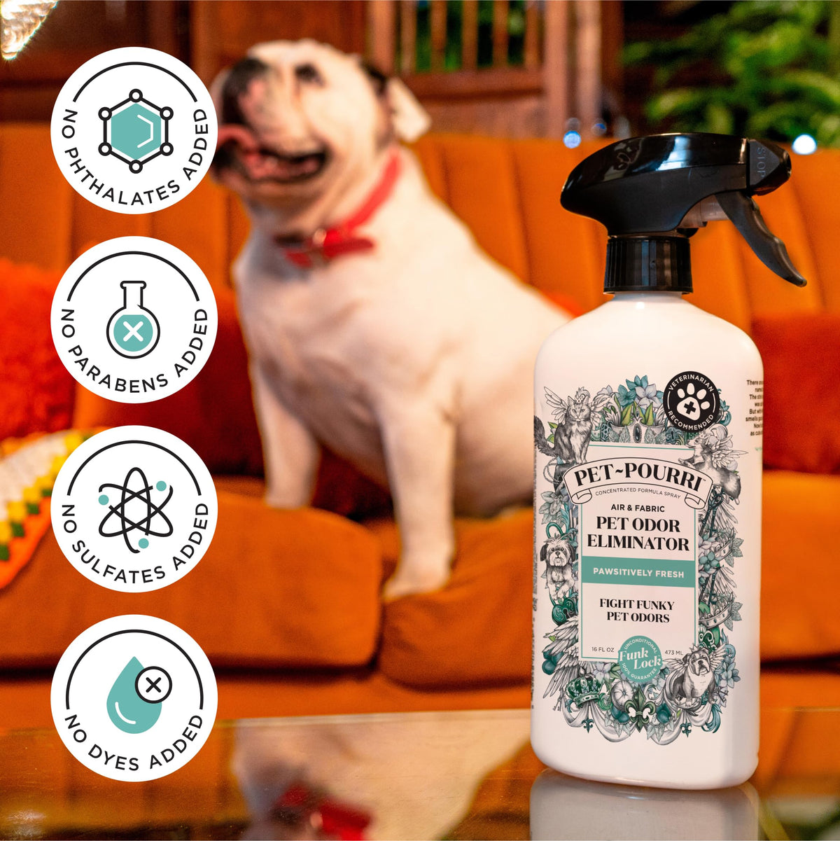 Poo-Pourri Area Deodorizer in 16 Fl Oz (Pack of 2), white