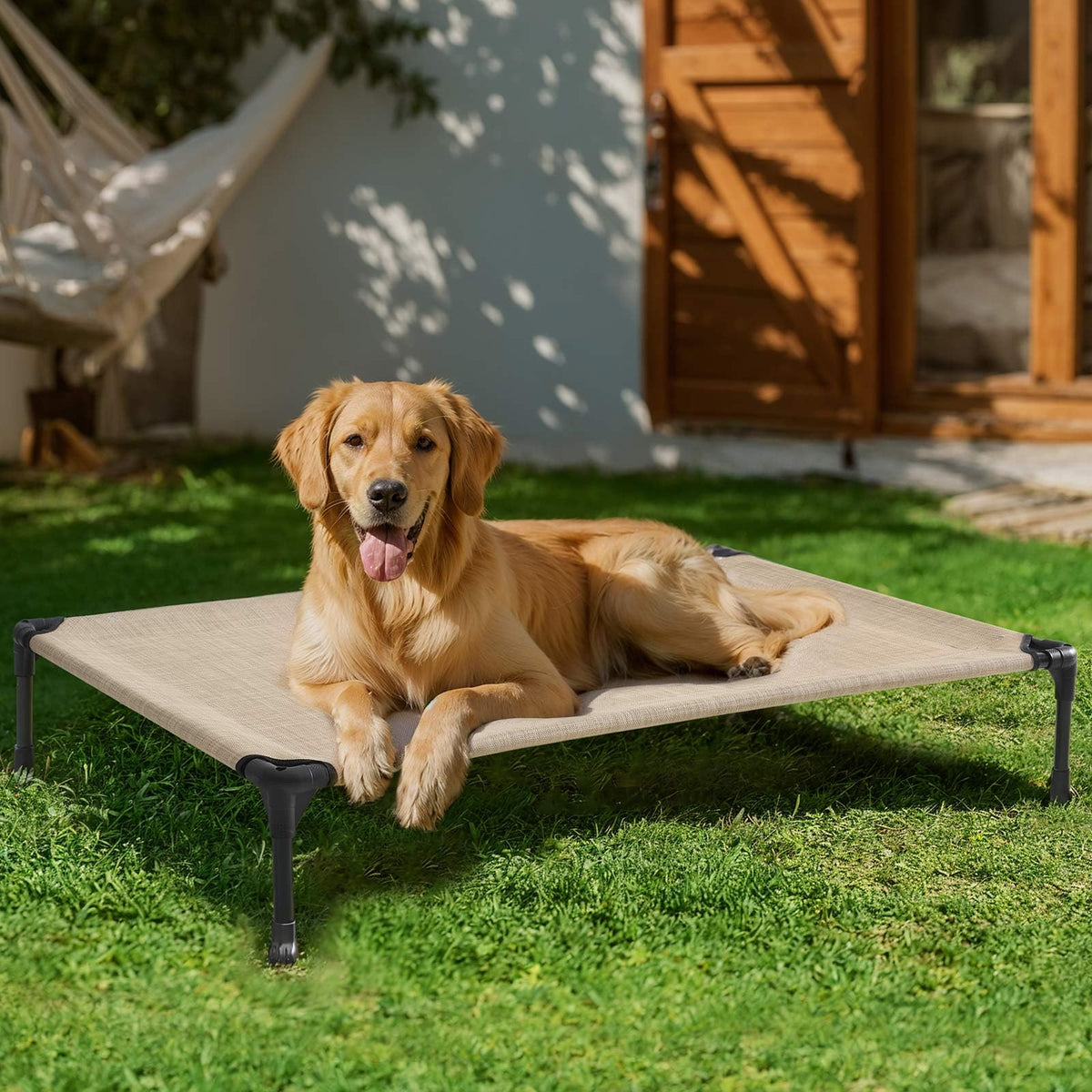 Veehoo Pet Bed Mat in 45.0"L x 33.0"W x 7.0"Th, Beige Coffee
