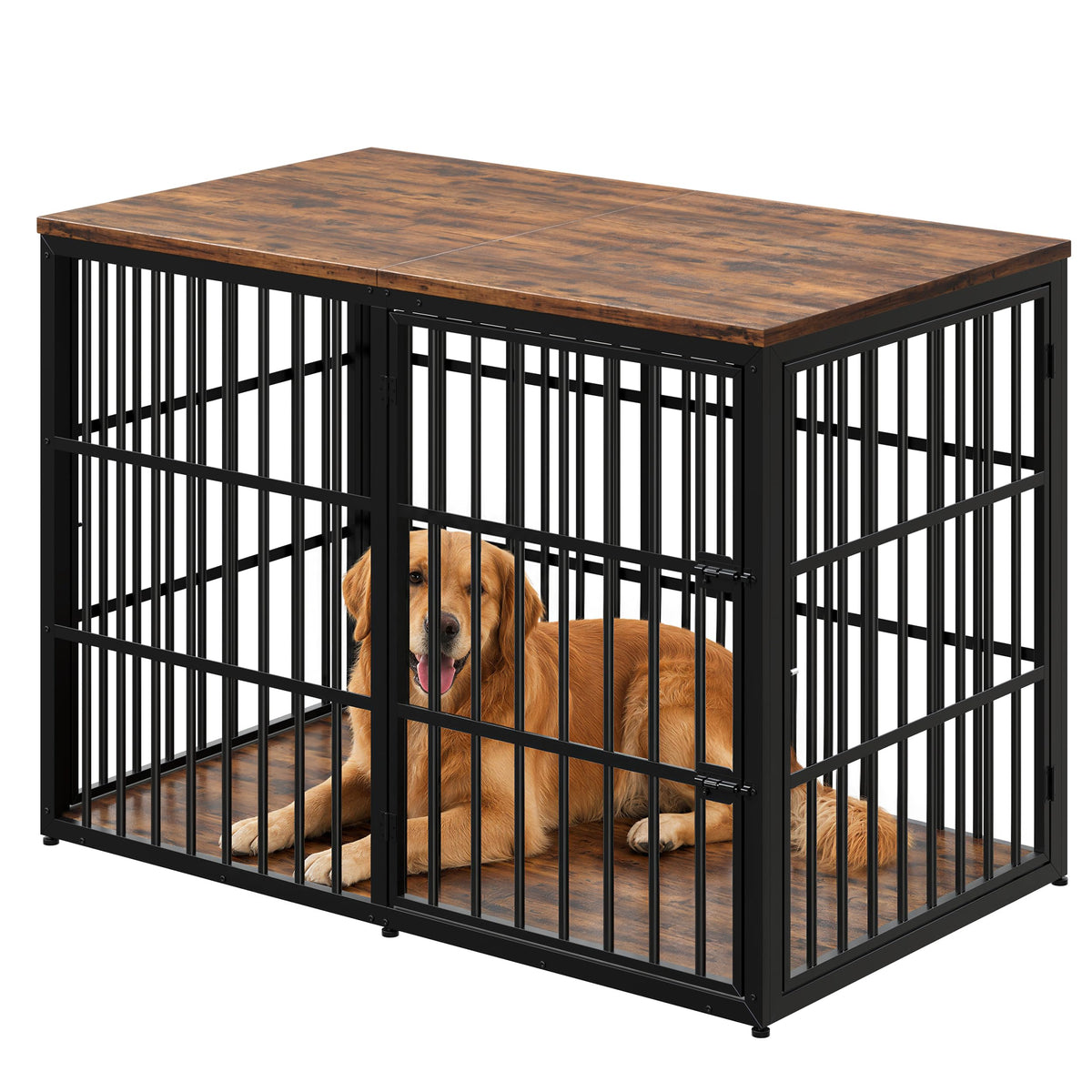 Lyromix Animal Cage in 53.9"L x 31.9"W x 37.2"H, Brown