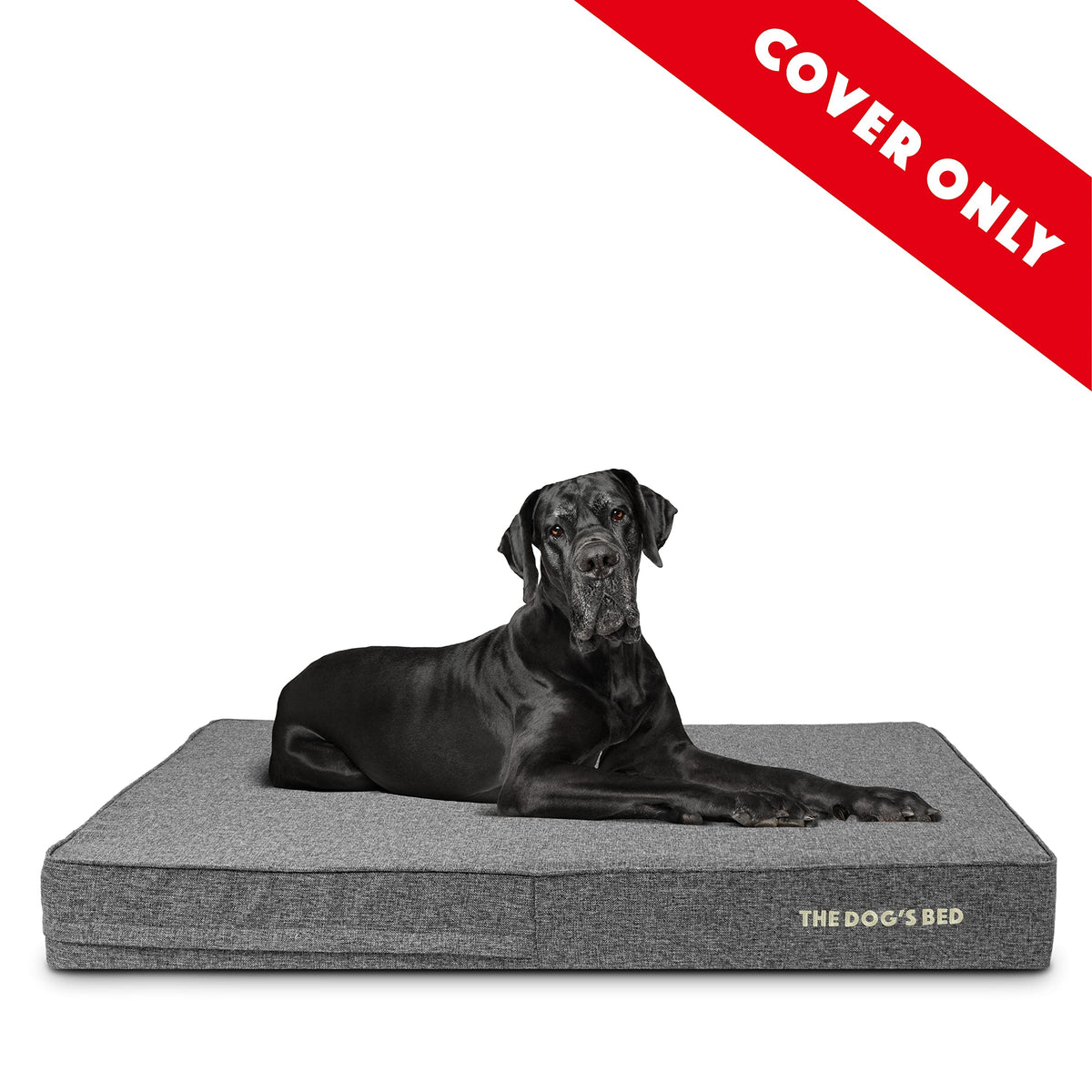 The Dog's Balls Pet Supplies in XXL Spare Cover (6" Deep), Grey Linen