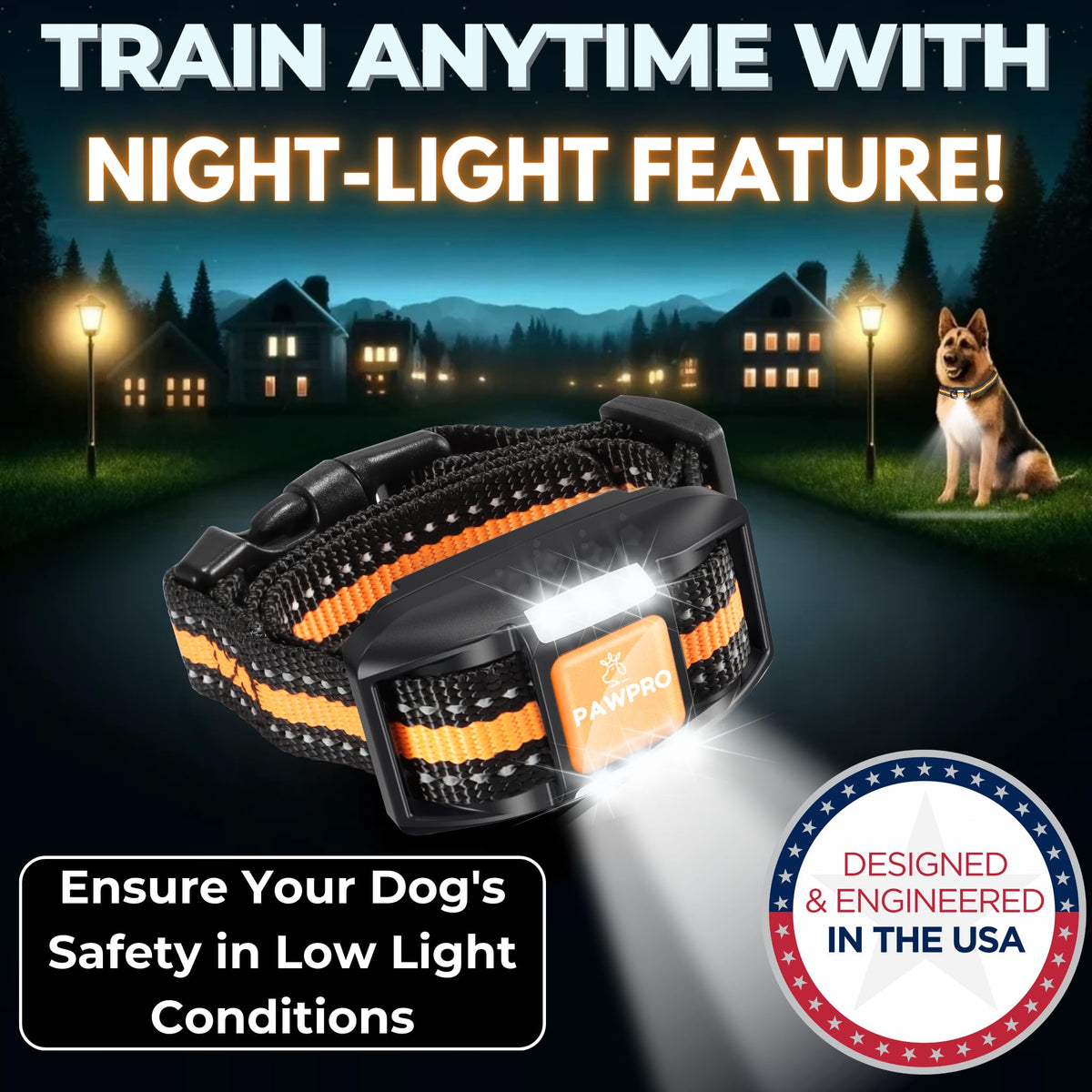 PAWPRO Animal Collar in 1 Collar - Orange, Orange