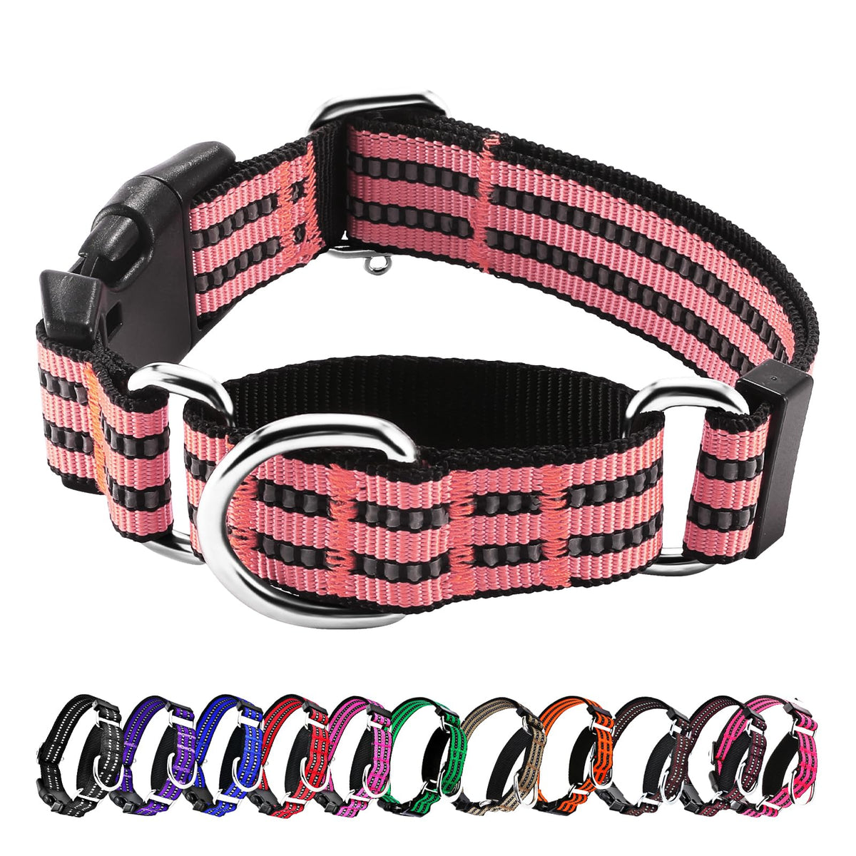 Hikiko Animal Collar in Small, Cherry Pink