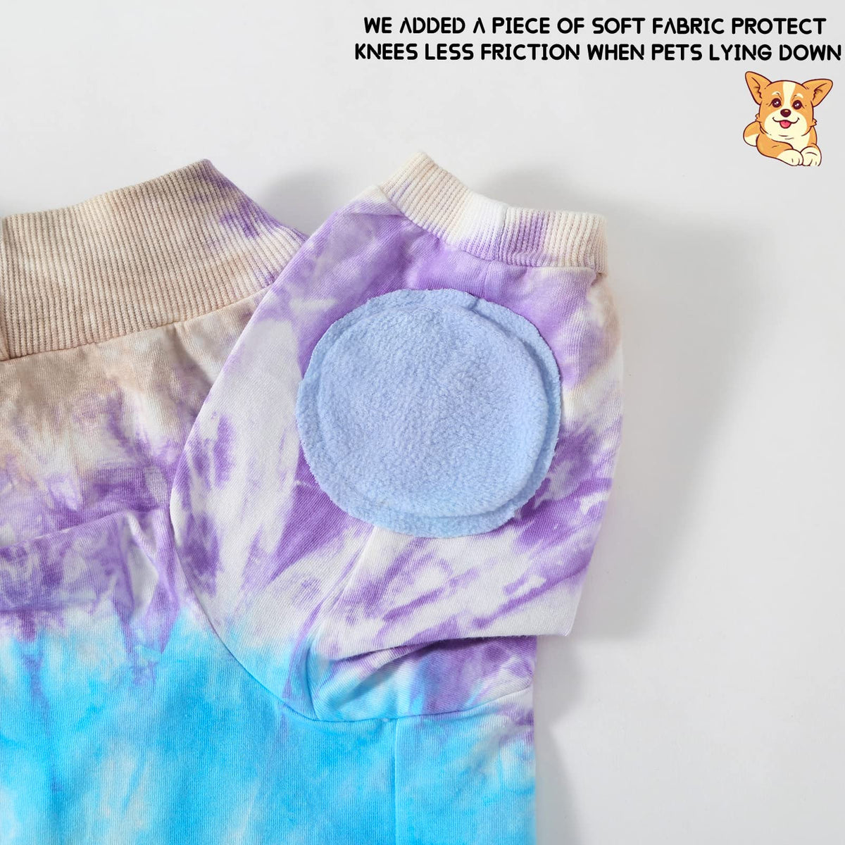 PriPre Pet Apparel in Medium, .Blue Purple