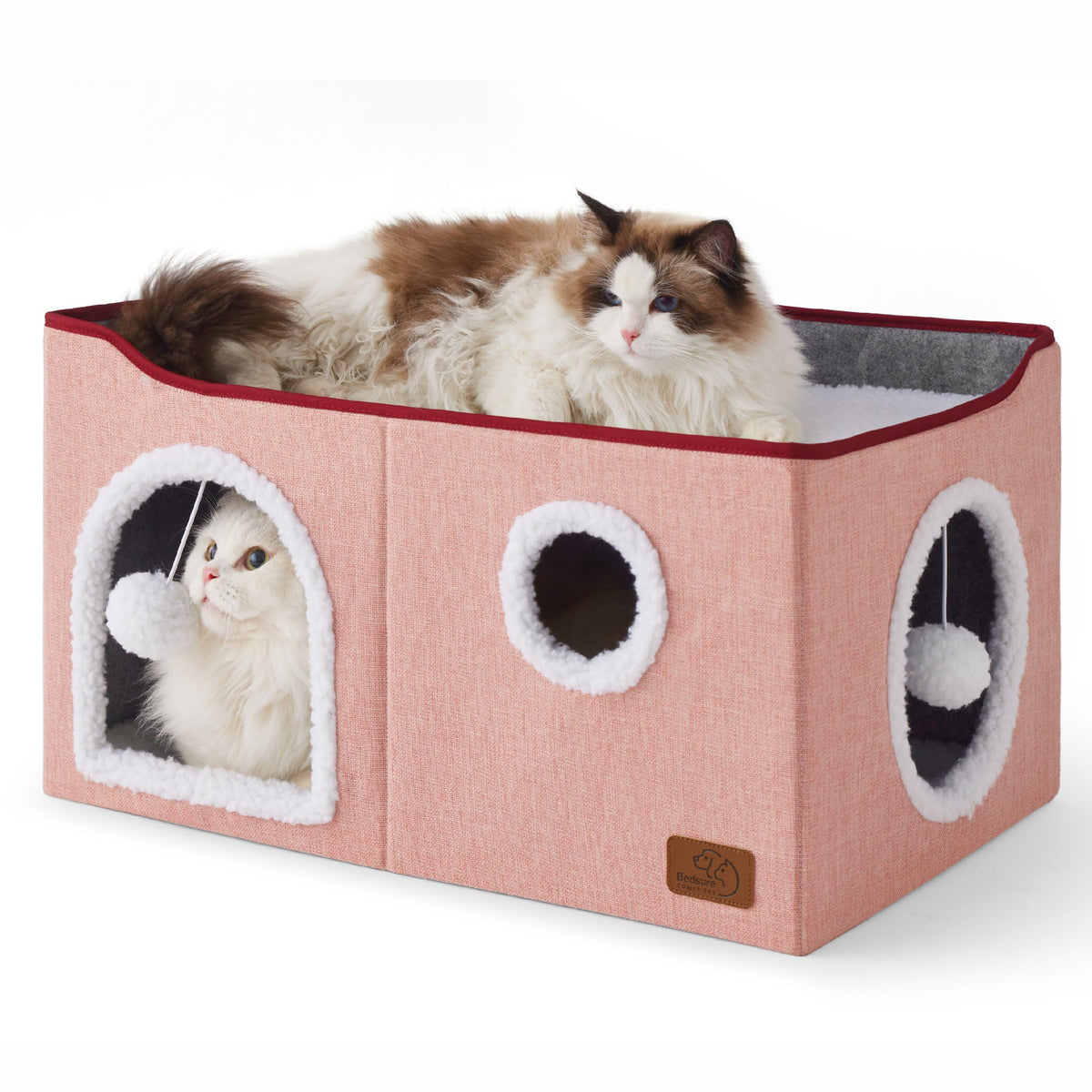 Bedsure Pet Activity Structure in Widen, Pink