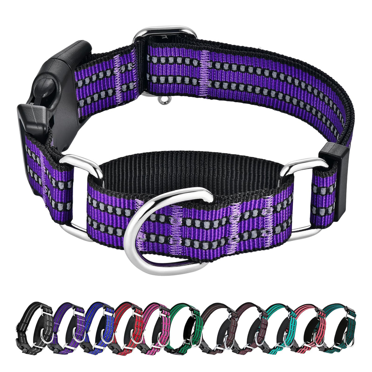 Hikiko Animal Collar in X-Small, Purple