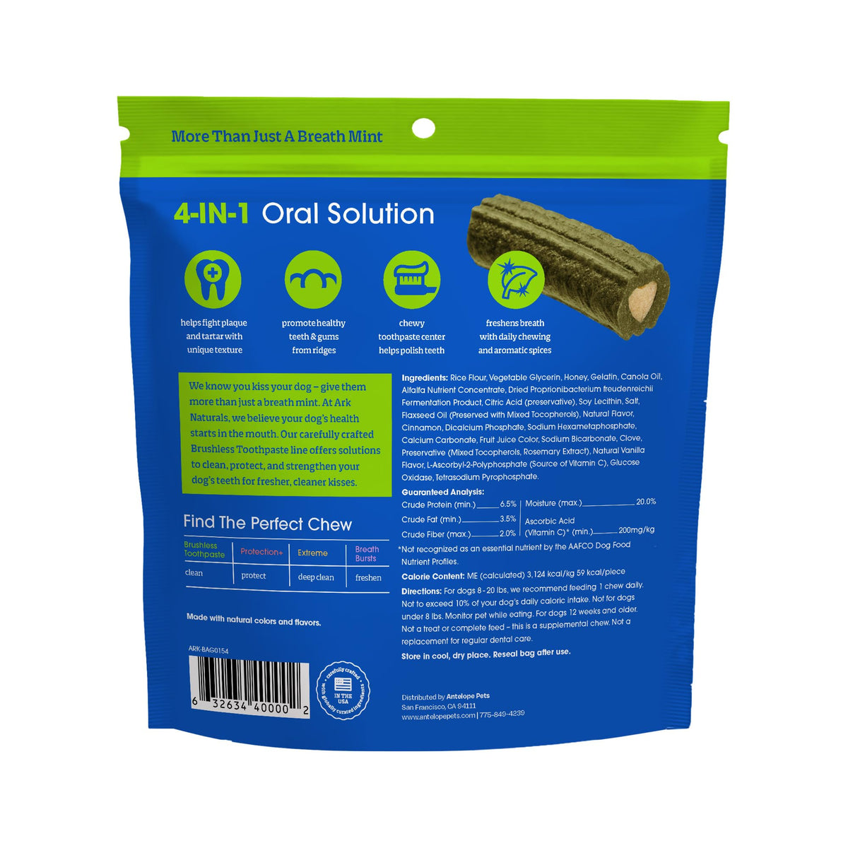 ARK NATURALS Tooth Cleaning Agent in 8 Ounce (Pack of 2), Green, Beige