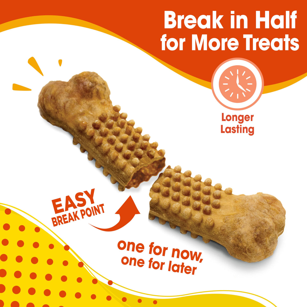 Nylabone Pet Food in 4 Count (Pack of 1), Brown