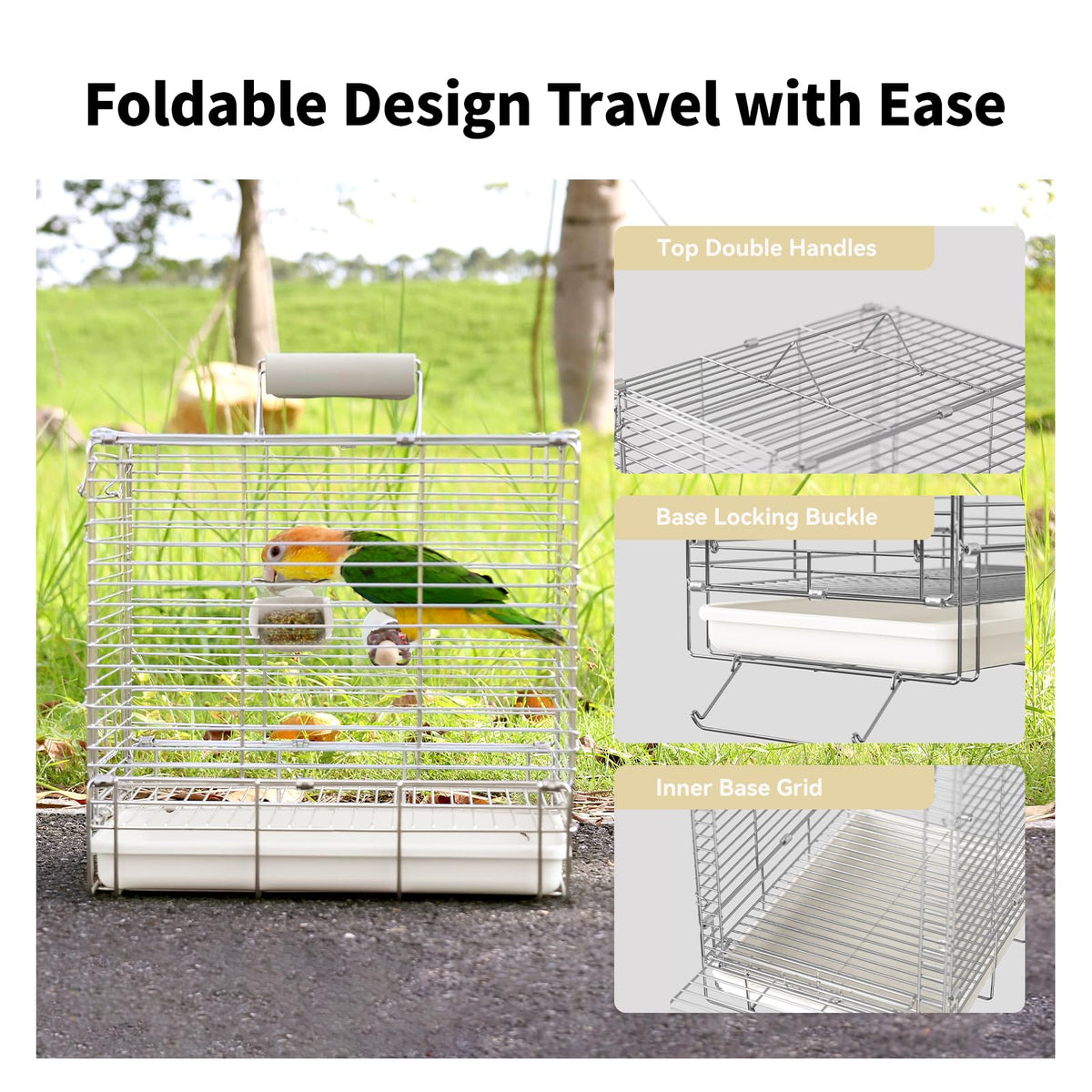 YOOSO WING Animal Cage in White