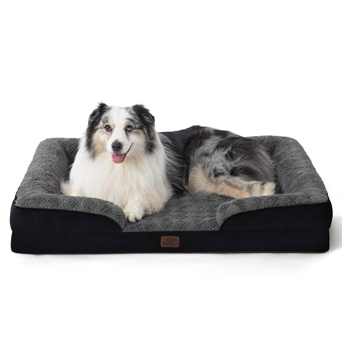 Bedsure Pet Bed Mat in 42"l X 32"w X 6.5"th, Plush-Black