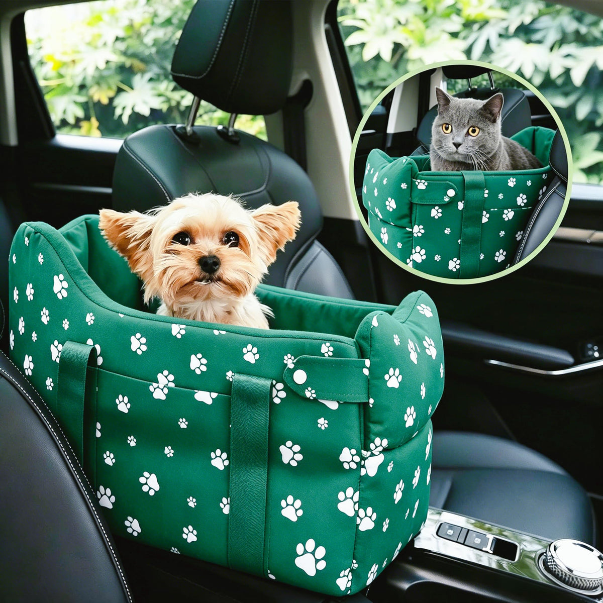Cullaby Pet Seat in Wilderness Green