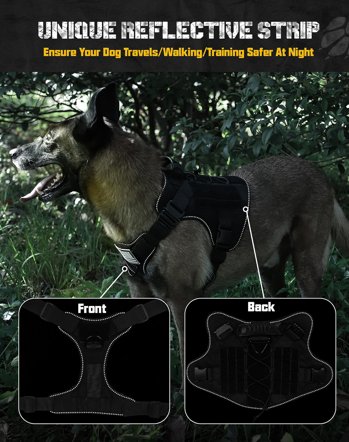 Saboos Animal Harness in S, Grey